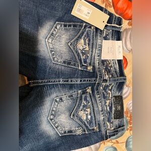 New with tags Miss Me Jeans 30 x 34 Camo with sparkles